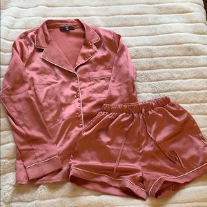 Satin pajama set